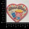 Show Time with Concession Food and Retro 3D Glasses, Movies, Cinema, Embroidered, Iron-on Patch